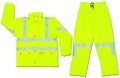 Mcr Safety 5182xl Luminator Class 3 Stretch Polyurethane Cotton-polyester Blend 2-piece Suit With Roll-up Hood And 3m 