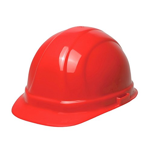 Erb 19134 Omega Ii Cap Style Hard Hat With Slide Lock Red