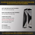 Dasbecan 926-245 Rear Door Applique Molding Window Trim Rearward For Chevrolet Chevy Tahoe Cadillac Escalade Gmc Yukon