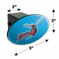 Graphics More Delaware State University Primary Logo Oval Tow Trailer Hitch Cover Plug Insert