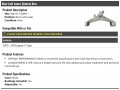 Rear Left Driver Side Lower Control Arm Compatible With 2000-2003 Jaguar S-type