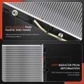 A-premium Engine Coolant Radiator A C Condenser Cooling Kit Compatible With Toyota Venza 2009-2016 2 7l Automatic Transmission
