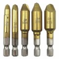 Usonline911 Premium 5pcs Screw Extractor Kit And Stripped Remover Damaged Easy Out Broken Bolt Set Screws Extract Drill Bit