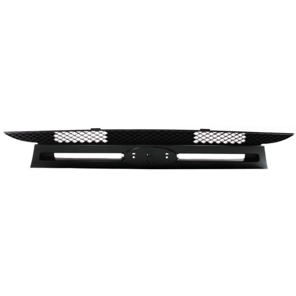Ford Focus Grille Assembly 2009 2010 2011 Textured Black Shell And Insert Plastic Fo1200504 9s4z8200ca Front Replacement Snap