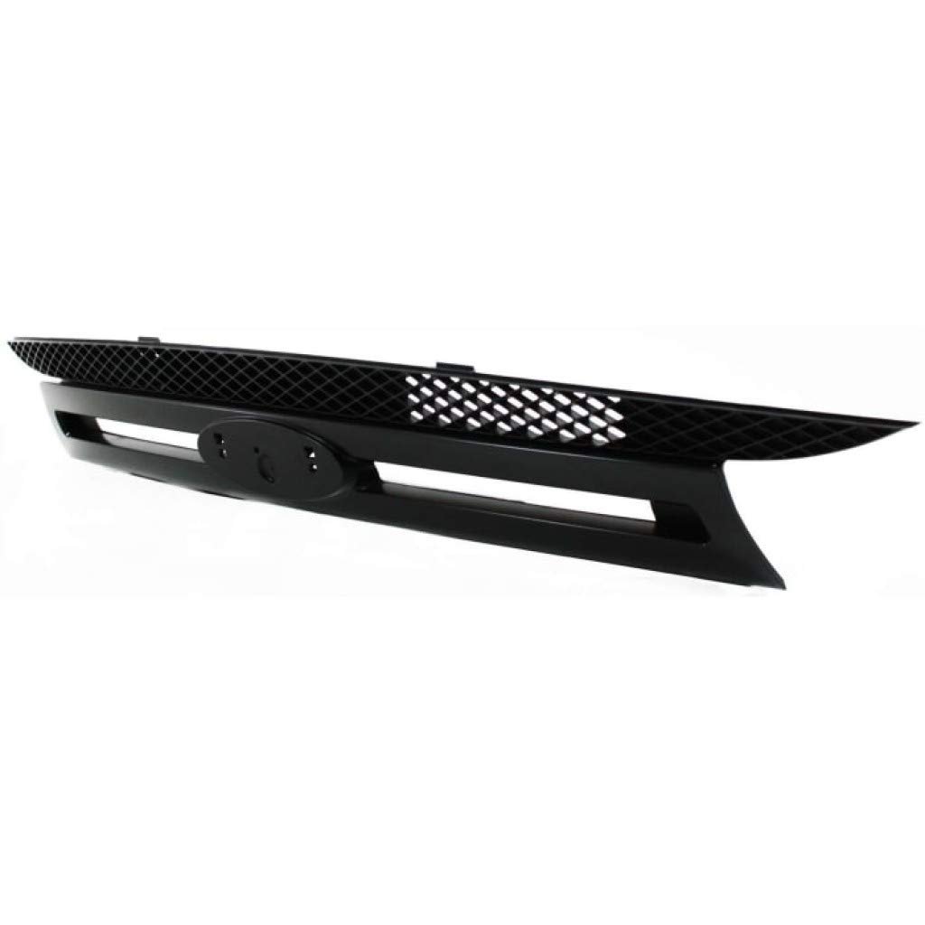 Ford Focus Grille Assembly 2009 2010 2011 Textured Black Shell And Insert Plastic Fo1200504 9s4z8200ca Front Replacement Snap