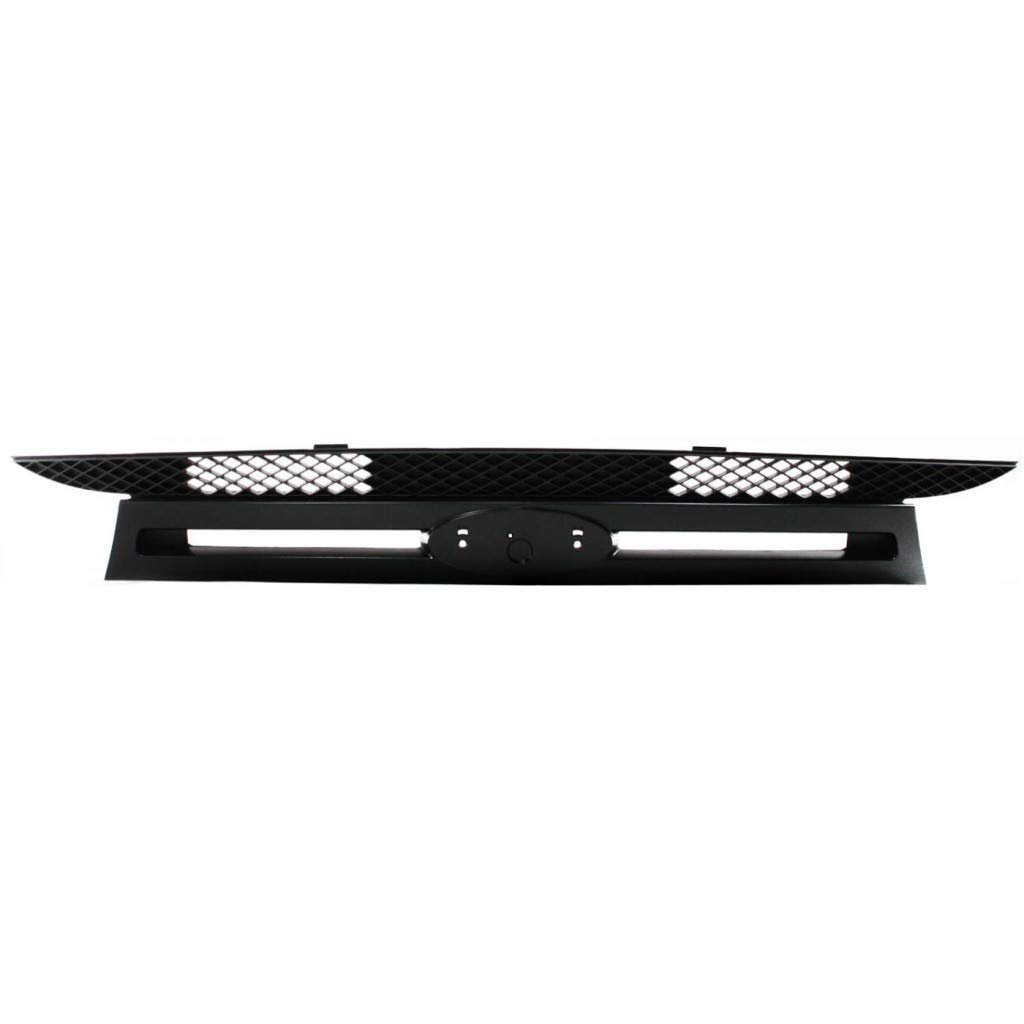 Ford Focus Grille Assembly 2009 2010 2011 Textured Black Shell And Insert Plastic Fo1200504 9s4z8200ca Front Replacement Snap