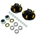 Russo 5 Lugs Trailer Idler Hub Kits On 4x4 5 2000 Lb Axle 1-1 16 Bearings 