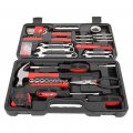 148piece Tool Set General Household Hand Kit With Plastic Toolbox Storage Case Socket And Wrench Sets