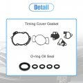 X Autohaux Timing Cover Gasket And Seal Set 67828 448924 For Chevy Equinox 3 0l 2010-2012 Gmc Acadia 6l 2007-2016 Rubber