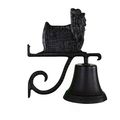 Montague Metal Products Cast Bell With Black Yorkshire Terrier 