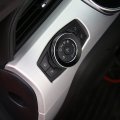 Cherocar Headlight Switch Decorative Ring For Ford F150 Mustang 2015 Black-1