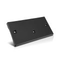 Front License Plate Bracket For Hyundai Santa Fe 2019 2020 Replacement Hy1068113 Black Plastic Standard Style 