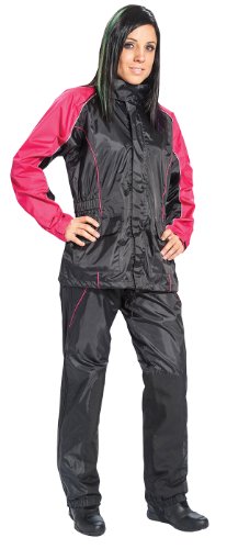 Joe Rocket Rs2 Womens 2-piece Motorcycle Rain Suit Black Xx-large
