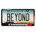 Ipick Image For Dodge Charger Red Stripe Black 100 Real Carbon Fiber License Plate Frame By