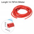 Uxcell Edge Trim Red U Shape Protector Rubber With Steel Clips Fits 1 64 -1 16 14 76ft 4 5meter Length Door Guards