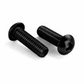30 Piece 1 4-20 X 75 In Button Head Socket Cap Bolts 304 Stainless Steel 18-8 Black Furniture Screws Allen Hex Drive With 