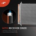 A-premium Engine Coolant Radiator A C Condenser Cooling Kit Compatible With Acura Tlx 2015-2020 3 5l Automatic Transmission
