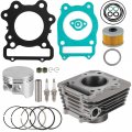 Topteng Cylinder Piston Rings Spark Plug Top End Gasket Rebuild Kit Fit For Honda Atv Trx300fw Fourtrax 4x4 1999 Trx300 300
