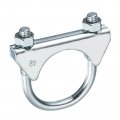 Uxcell Muffler U-bolt Clamps For 42mm 1-5 8 Diameter Exhaust Tail Pipe 4pcs U Clamp Saddle Type