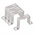 Uxcell U Shaped Connector Bracket 48 X 52mm 304 Stainless Steel For Door Closed Bar Holder Strut Channel 4pcs