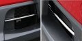 2pcs Abs Chrome Car Front License Plate Lip Cover Trim Molding Strip Decorative Emblems For Mazda Cx5 Cx-5 2017 2018 2019 2020