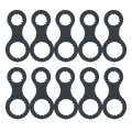 A C Compressor Gaskets For Chrysler Cirrus 1995 1996 1997 1998 1999 2000 Txv To Evaporator Gold Black Valve Pack Of 10 