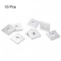 Uxcell Square Nuts M6x16mmx3mm Zinc-plated Metric Coarse Thread Assortment Kit 10 Pcs