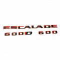 3pack Escalade 600 600d Rear Liftgate Emblem 3d Badge Letter 84787581 23440294 84740919 Compatible With Fits Redline