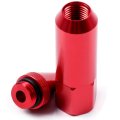 M12x1 5 Lug Nuts Spiked Red Wheel Spikes For 3 4 Socket Key Drive Close End 60mmtall 20x Thread Fits Acura