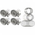 Secosautoparts Pistons W Rings Compatible With Toyota Camry Scion Tc Lexus 2 4 2azfe 2007 2008 2009 2010 2011 2012 2013
