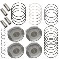 Pistons With Rings For Toyota Camry Scion Tc Lexus 2 4 2azfe 2007 2008 2009 2010 2011 2012 2013 Part Number 13211-28112-a0