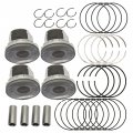 Secosautoparts Pistons W Rings Compatible With Toyota Camry Scion Tc Lexus 2 4 2azfe 2007 2008 2009 2010 2011 2012 2013
