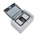 Distribution Box 4 Ip65 Way Din Rail Transparent Terminales Cover Junction Box Cover For Indoor And Outdoor Electrical