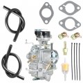 Waltyotur Autolite 1100 Carburetor Carb With Gaskets Replacement For 1963-1969 Ford Mustang Fairlane Falcon Comet Mercury 6