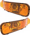 Evan Fischer Turn Signal Light Set For 2005-2009 Ford Mustang With Bulb Fo2521180 Fo2520180 Front Driver And Passenger Side 
