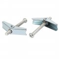 Uxcell M6 X 60mm Male Thread Spring Loaded Hollow Wall Round Head Toggle Bolt 6pcs