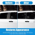 X Autohaux 1 Pair Windshield B Pillar Trim Panel No Bb5z-7820555-bb Bb5z-7820554-ab Door Outside Cover For Ford Explorer
