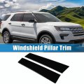 X Autohaux 1 Pair Windshield B Pillar Trim Panel No Bb5z-7820555-bb Bb5z-7820554-ab Door Outside Cover For Ford Explorer
