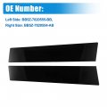 X Autohaux 1 Pair Windshield B Pillar Trim Panel No Bb5z-7820555-bb Bb5z-7820554-ab Door Outside Cover For Ford Explorer