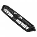 Hecasa Front Bumper Grill Compatible With 2018-2020 Subaru Wrx Sti 91121va150 Honeycomb Grille Plastic Abs Painted Black