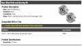 Rear Wheel Hub Bearing Kit 2 Piece Compatible With 2013-2015 Mitsubishi Outlander Sport 4wd