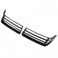 Pair Black Exterior Front Wheel Eyebrow Light Cover Trim Sticker Abs For Jeep Wrangler 2018-2021 