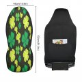 Yettasbin St Patrick S Day Shamrock Front Car Seat Cover Non-slip Stain Water Resistant Breathable Protector Universal Fits Suv