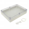 Uxcell 11 4 X8 3 X2 290mmx210mmx60mm Abs Junction Box Universal Project Enclosure W Pc Transparent Cover