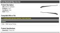 Front Windshield Wiper Arm Kit 2 Piece Compatible With 1984-1988 Toyota Pickup