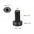 Uxcell M4x8mm Hex Socket Thin Head Cap Screw Bolts 12 9 Grade Carbon Steel 50pcs