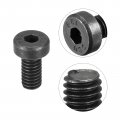 Uxcell M4x8mm Hex Socket Thin Head Cap Screw Bolts 12 9 Grade Carbon Steel 50pcs