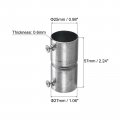 Uxcell Emt Coupling 25mm 1 Inch Set Screw Conduit Fittings 57mm Length Electrical Pipe Connector 0 7mm Wall Thick 10 Pack