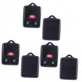 Operitacx 6 Pcs Car Key Holder Remote Fobchains 3 Button Clicker Key Replacement Keyless Control