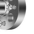 2x 4 Lug Wheel Spacers 4x100 With 12x1 5 54 1mm 1 25 Silver For 1991-2000 Escort 2000-2005 Mr2 Spyder